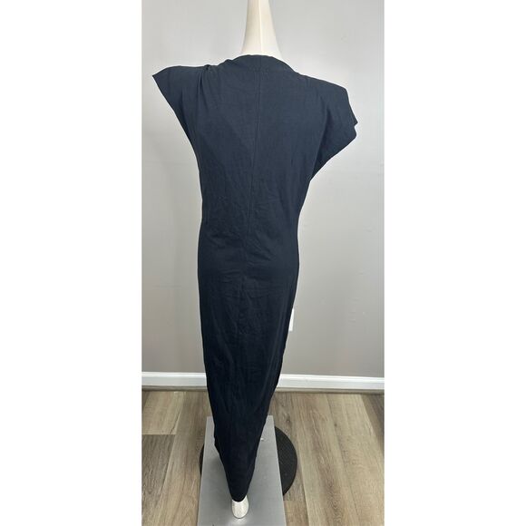 Isabel Marant Nadela Ruched Slit Cotton Maxi Dress Size FR38/US6 $490 - Picture 10 of 14